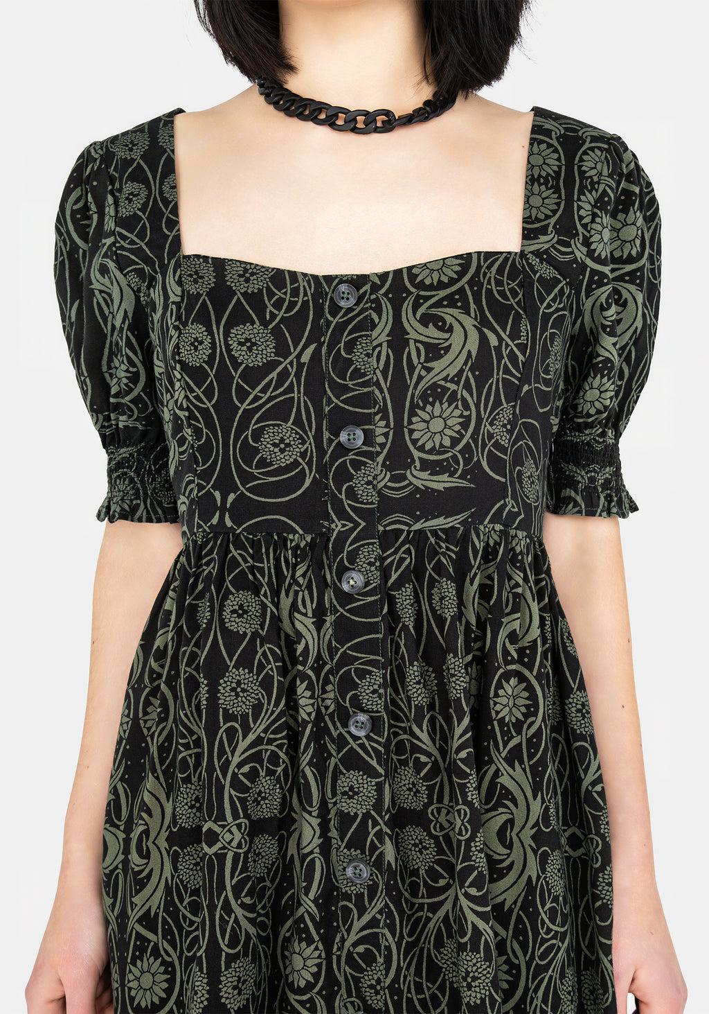 Fianna Button Front Mini Dress Product Image