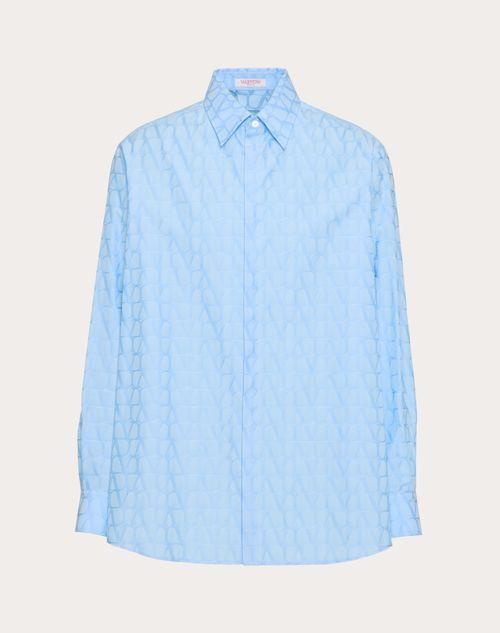 COTTON POPLIN SHIRT WITH TOILE ICONOGRAPHE PATTERN Product Image