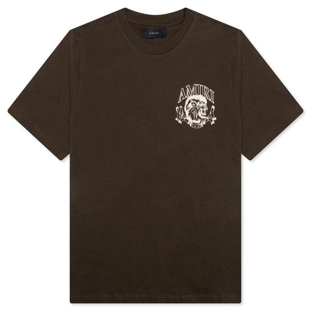 Lion Outline Tee - Dark Brown Male Product Image