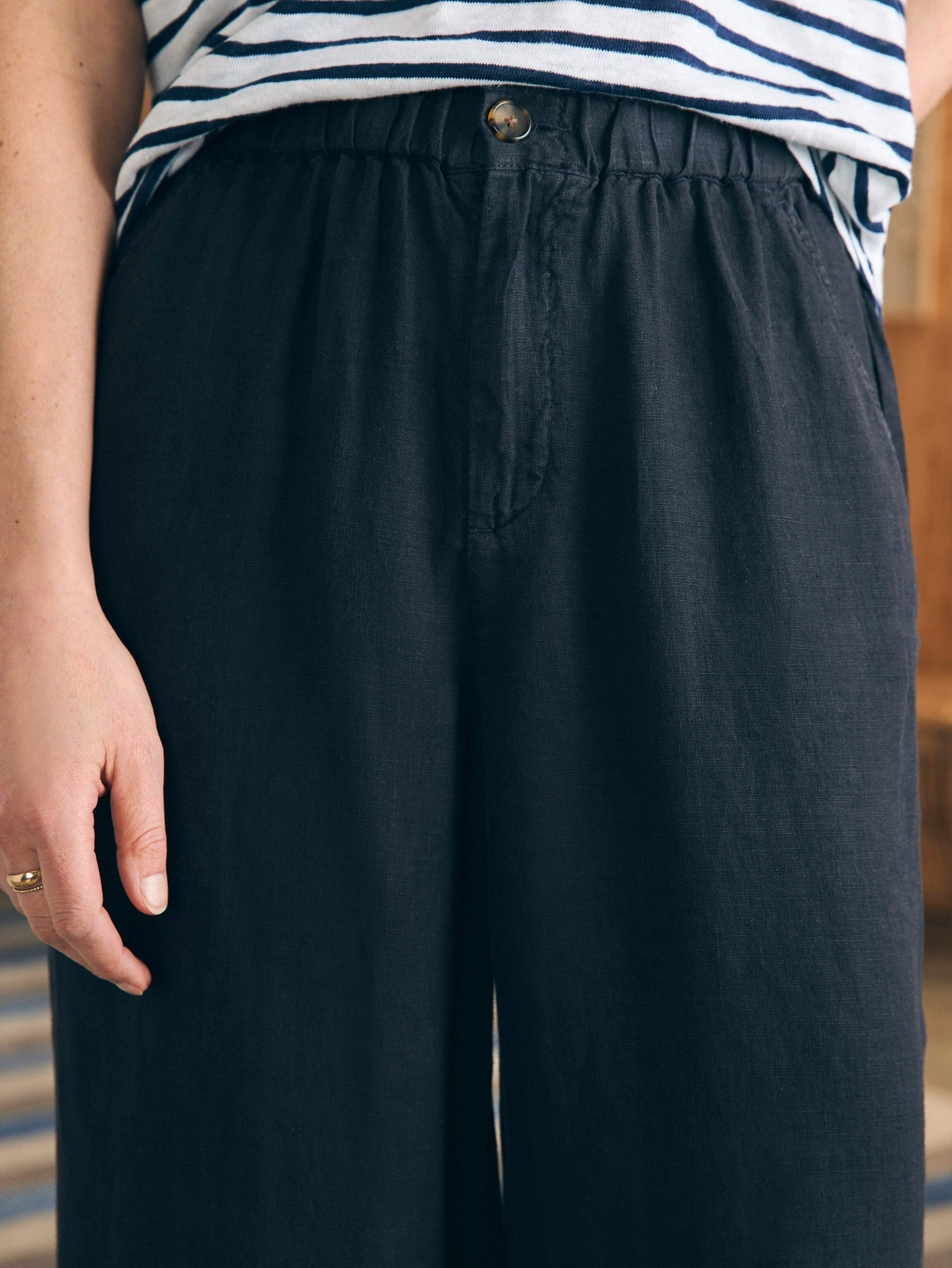 Monterey Linen Pant - Moonless Night Female Product Image