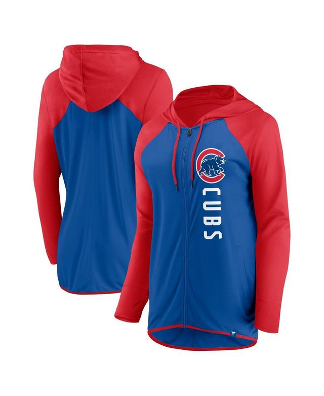 Womens Fanatics Royal Chicago Cubs Forever Fan Full-Zip Hoodie Jacket - Royal Product Image