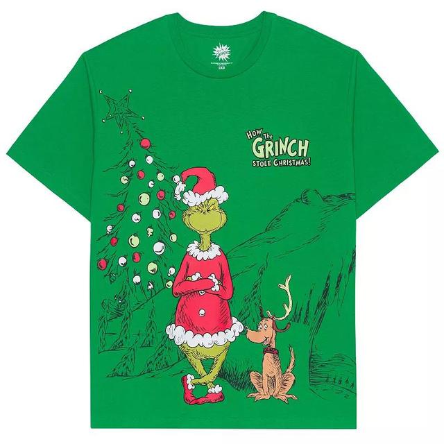 Big & Tall Dr. Seuss How The Grinch Stole Christmas Graphic Tee, Mens Product Image