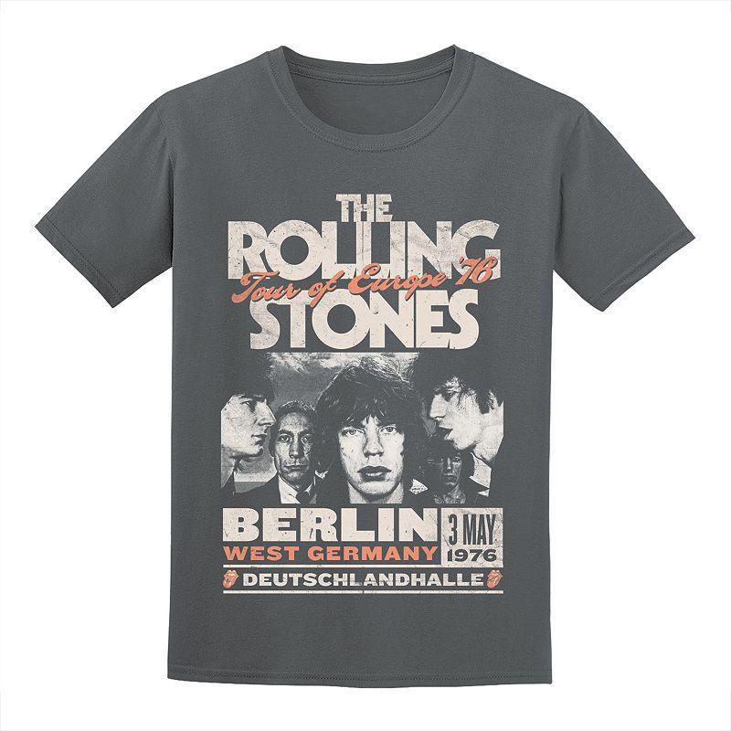 Mens Rolling Stones Tee Grey Product Image