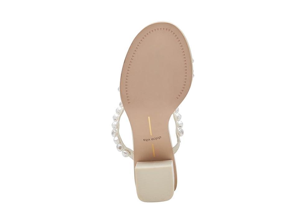 Dolce Vita Tinker Pearl-127 (Vanilla Pearls) Women's Sandals Product Image