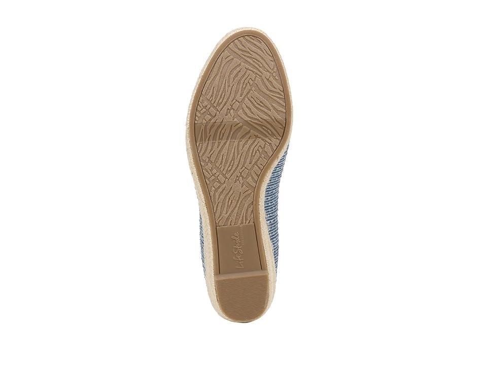 LifeStride Kamilla Wedge Espadrilles (Denim ) Women's Shoes Product Image