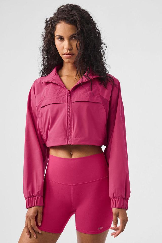 Cropped Playmaker Jacket - Pink Summer Crush Female Product Image