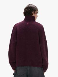 PATCH POCKET TURTLENECK SWEATER in purple | JW Anderson US  Product Image