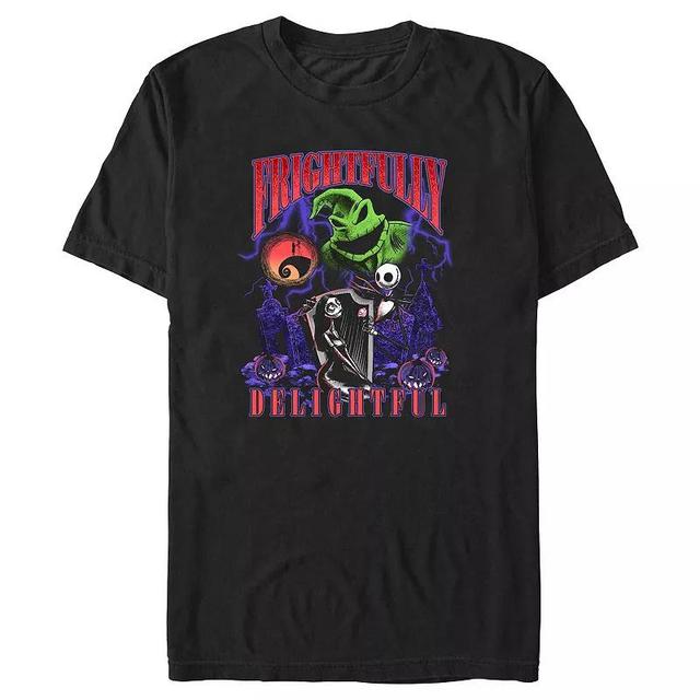 Disneys The Nightmare Before Christmas Frightfully Delightful Big & Tall Graphic Tee, Mens Product Image