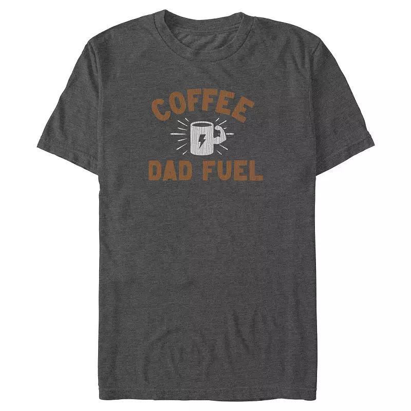 Big & Tall Coffee Dad Fuel Graphic Tee, Mens Product Image