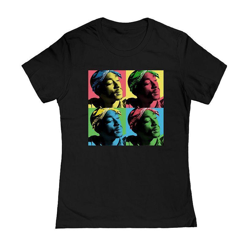 Juniors Tupac PopArt Graphic Tee, Girls Product Image