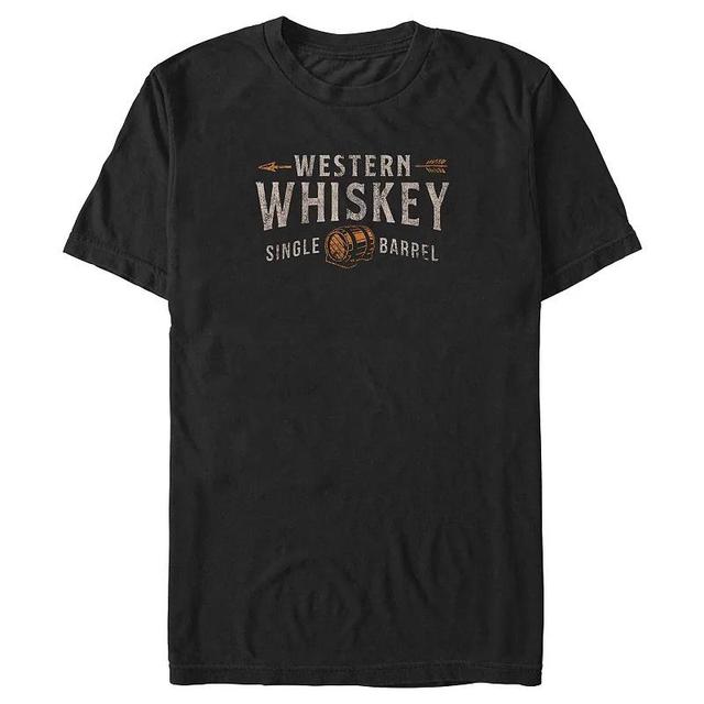 Big & Tall Western Whiskey Single Barrel Graphic Tee, Mens Product Image