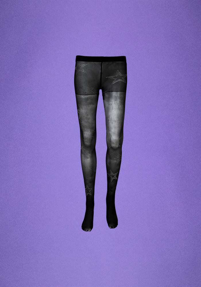 sparkly star sheer tights Product Image