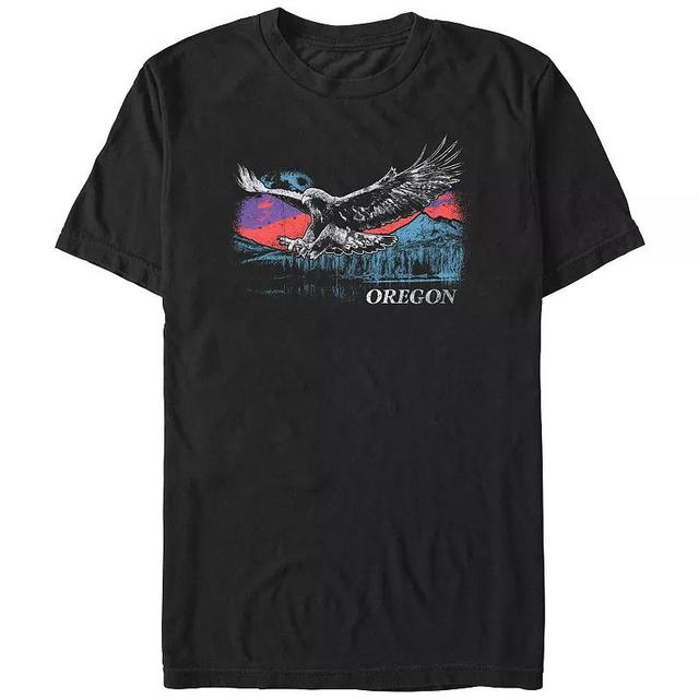 Big & Tall Oregon Flying Eagle Graphic Tee, Mens Product Image