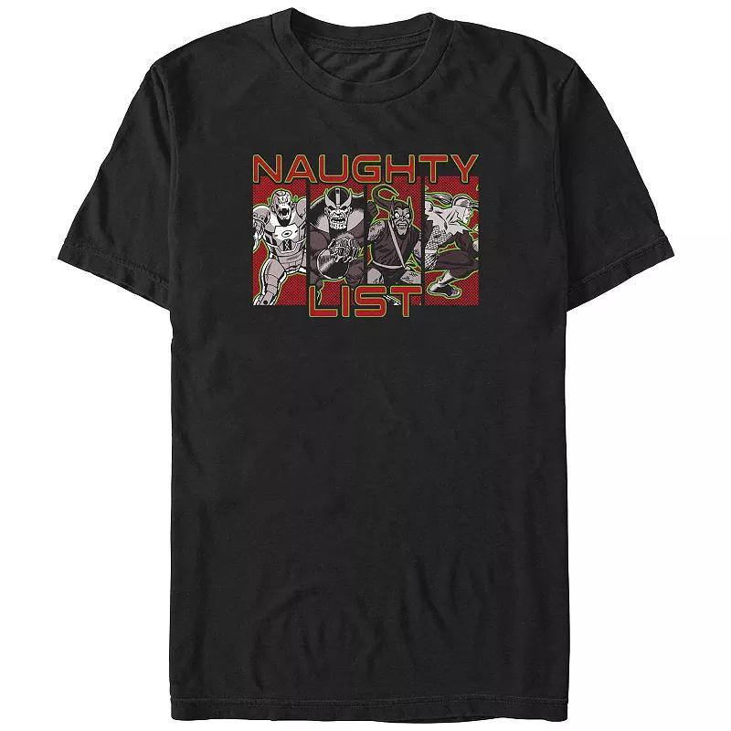 Mens Marvel Naughty List Graphic Tee Product Image