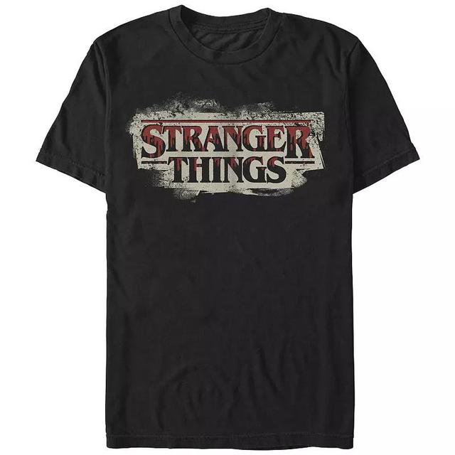 Mens Stranger Things Scary Logo Graphic Tee Product Image