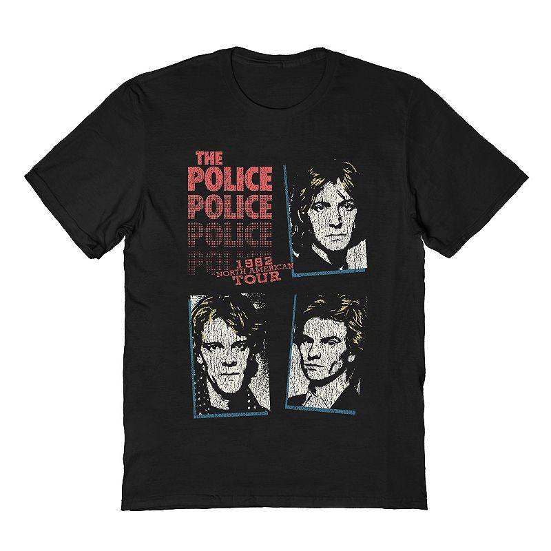 Mens The Police Tee Black Product Image