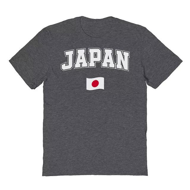 Mens Japan Flag Graphic Tee Dark Grey Product Image