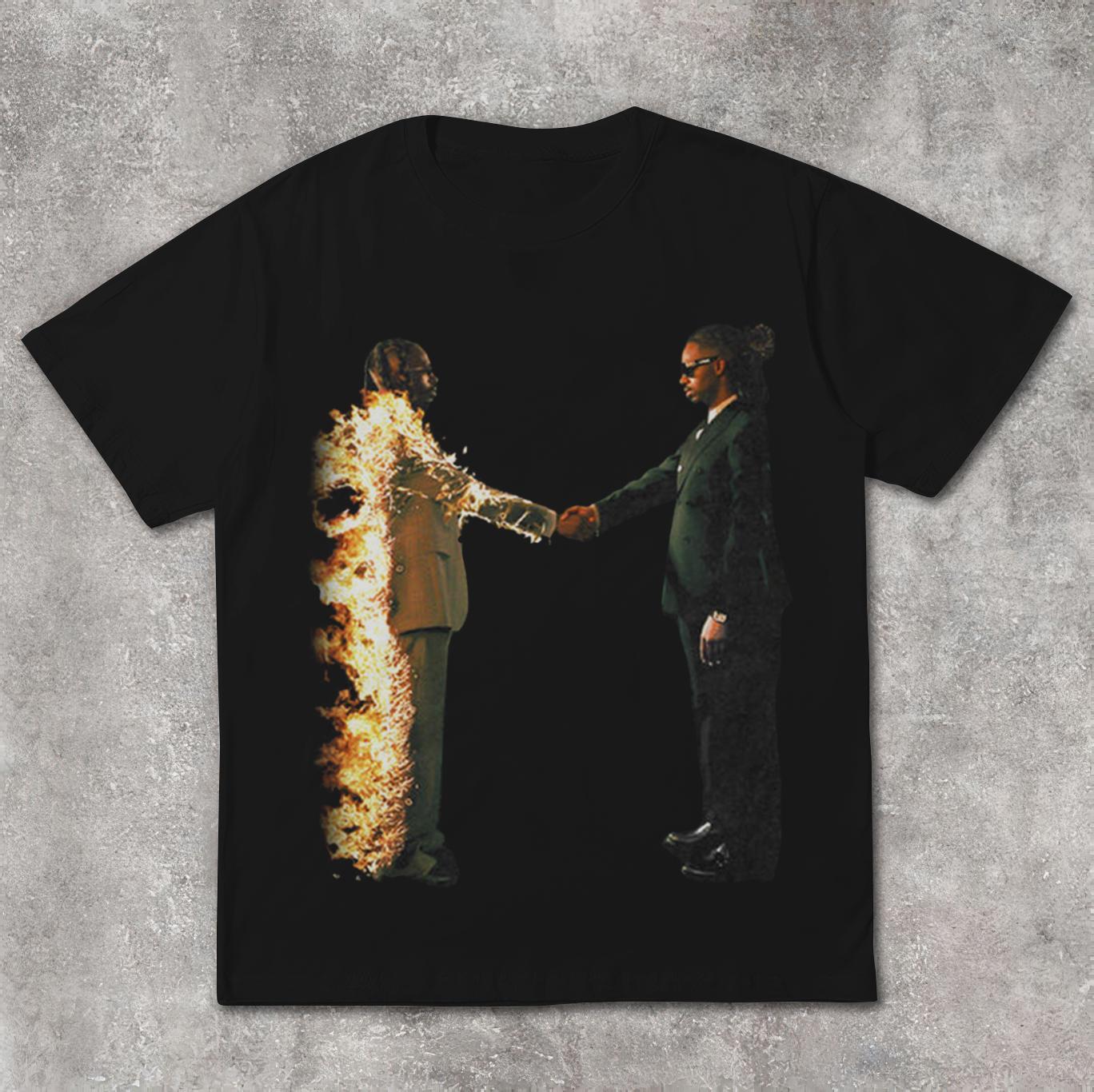 Metro Boomin Graphic Print Cotton T-Shirt Product Image