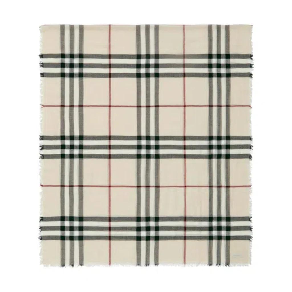 BURBERRY Scarves In Panna Product Image