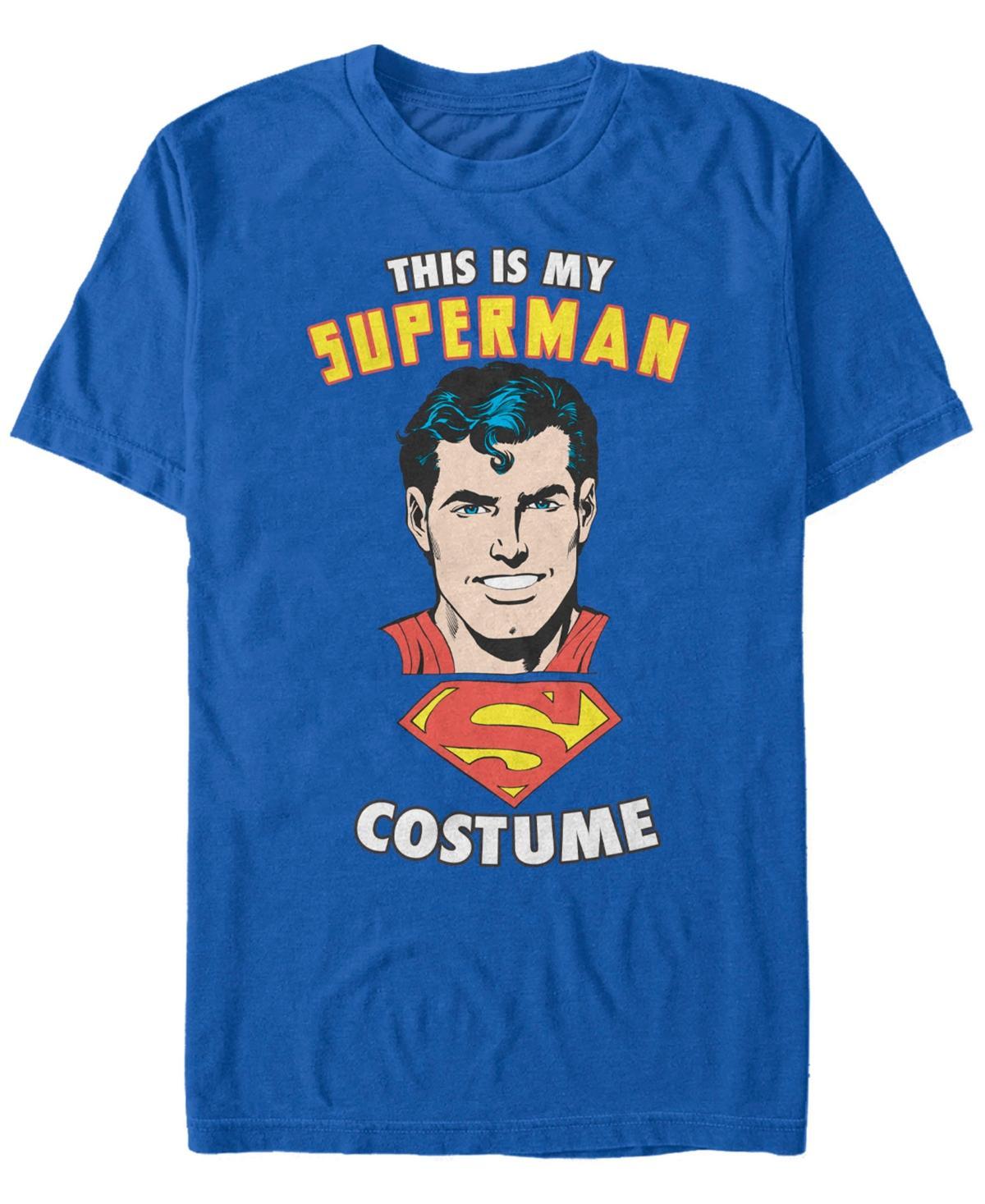 Mens DC Comics Superman This Is My Costume Text Graphic Tee Product Image