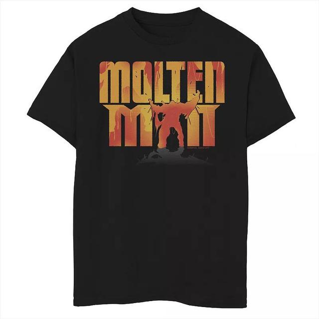 Boys 8-20 Marvel Spider-Man Far From Home Molten Man SIlhouette Graphic Tee, Boys Product Image