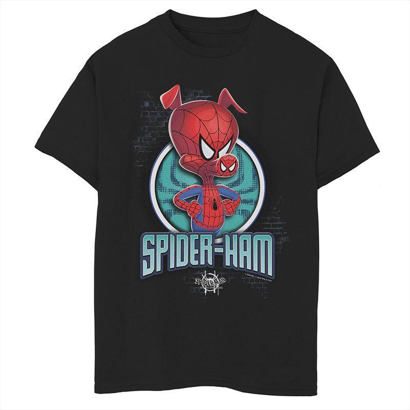 Mens Spider-Man Spider-Verse Ham Tee Product Image