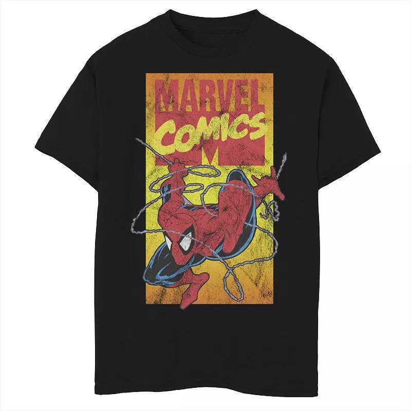 Boys 8-20 Marvel Comics Spider-Man Action Shot Tee, Boys Blue Product Image