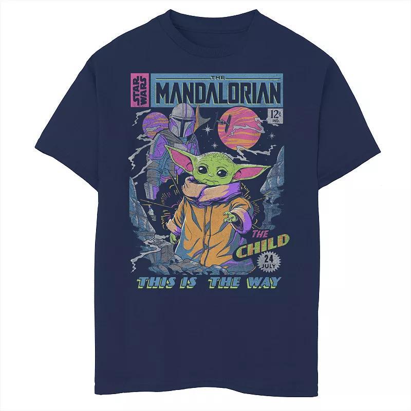 Boys 8-20 Star Wars The Mandalorian Comic Book Cover Graphic Tee, Boys Product Image