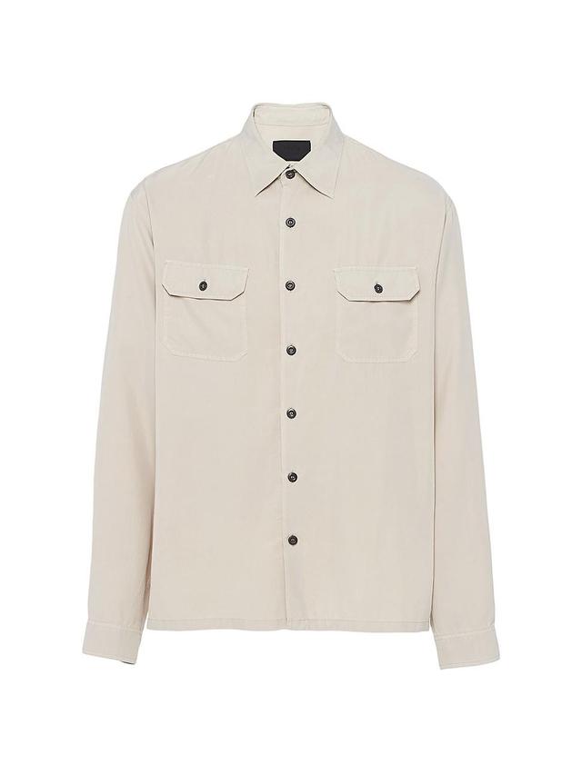 Mens Silk Shirt Product Image