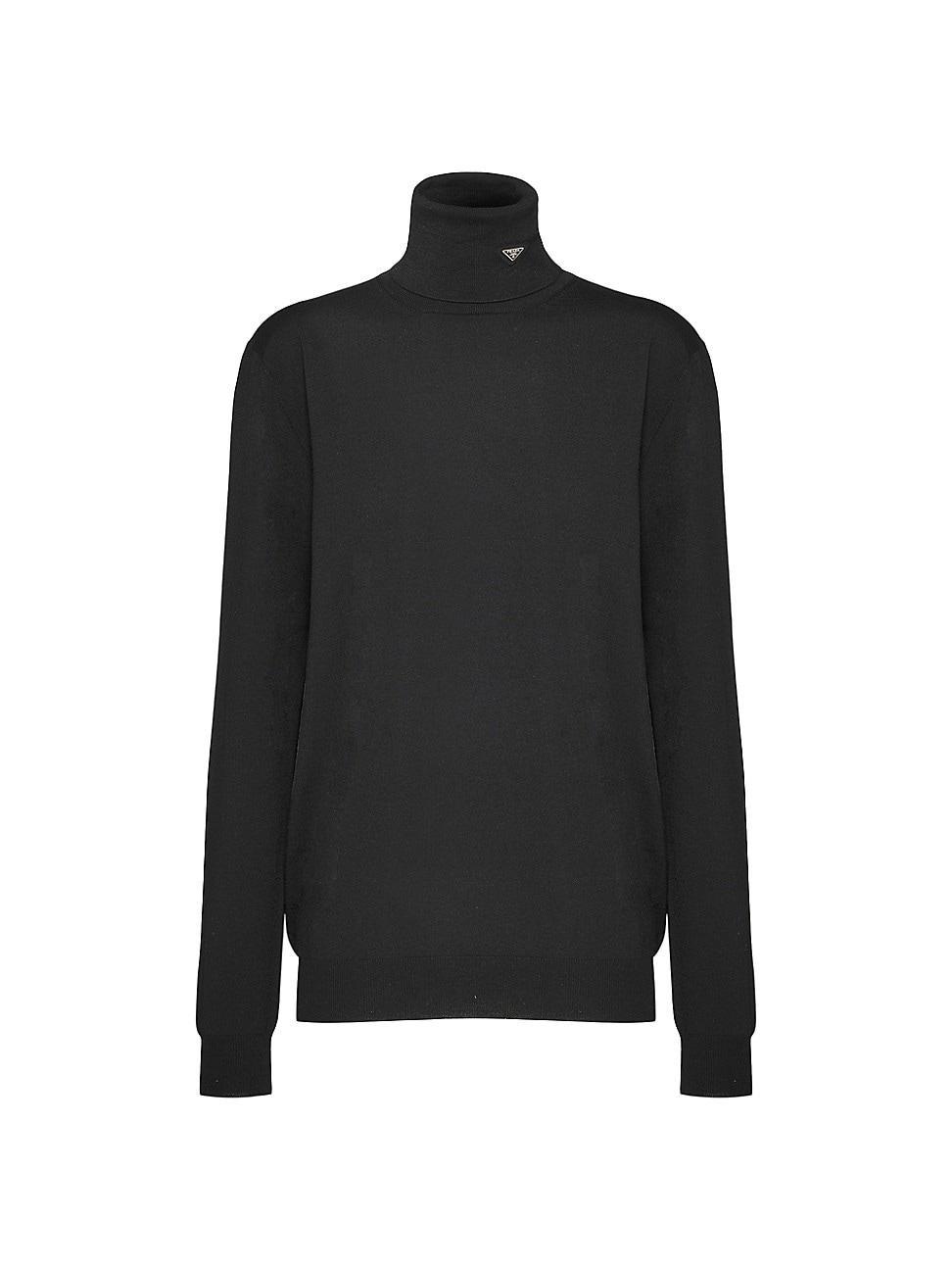 Womens Superfine Wool Turtleneck Sweater Product Image