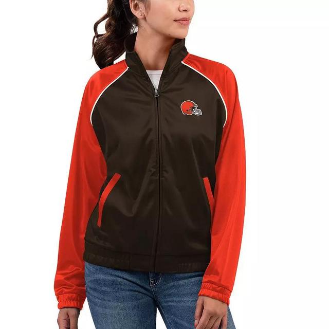 Womens G-III 4Her by Carl Banks Cleveland s Showup Fashion Dolman Full-Zip Track Jacket Product Image