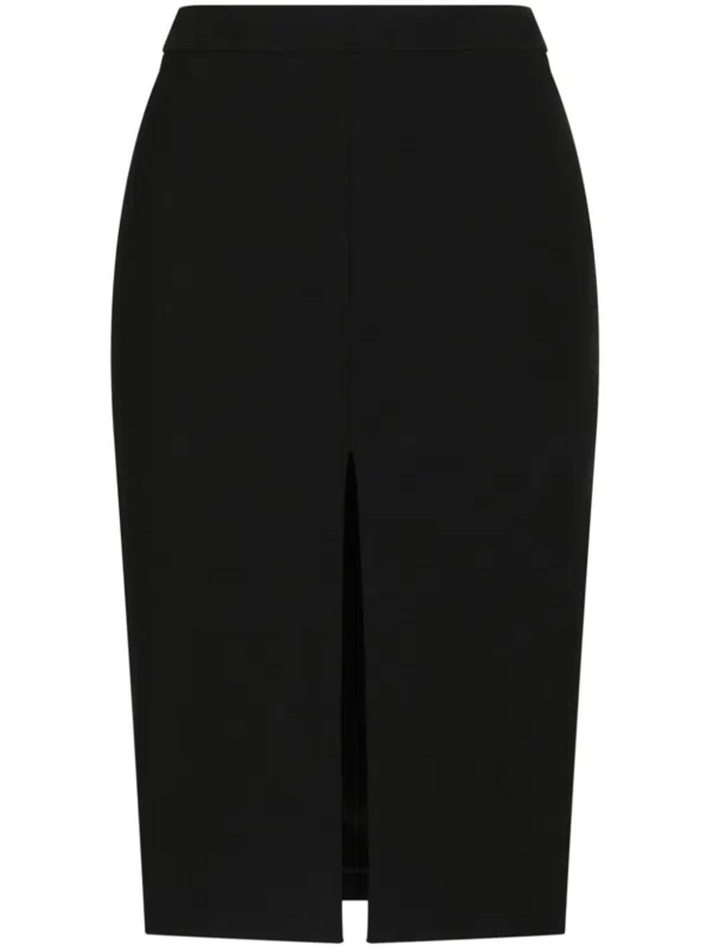 Midi Pencil Skirt In Black product image