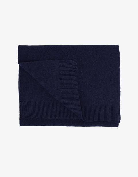 Merino Wool Scarf - Deep Black Product Image