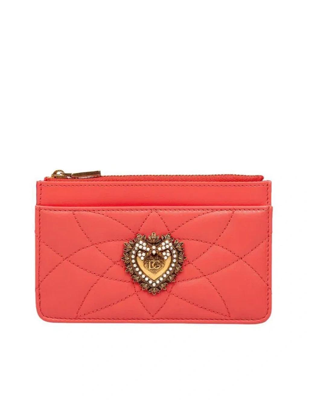 DOLCE & GABBANA Small Leather Goods In Orange Product Image