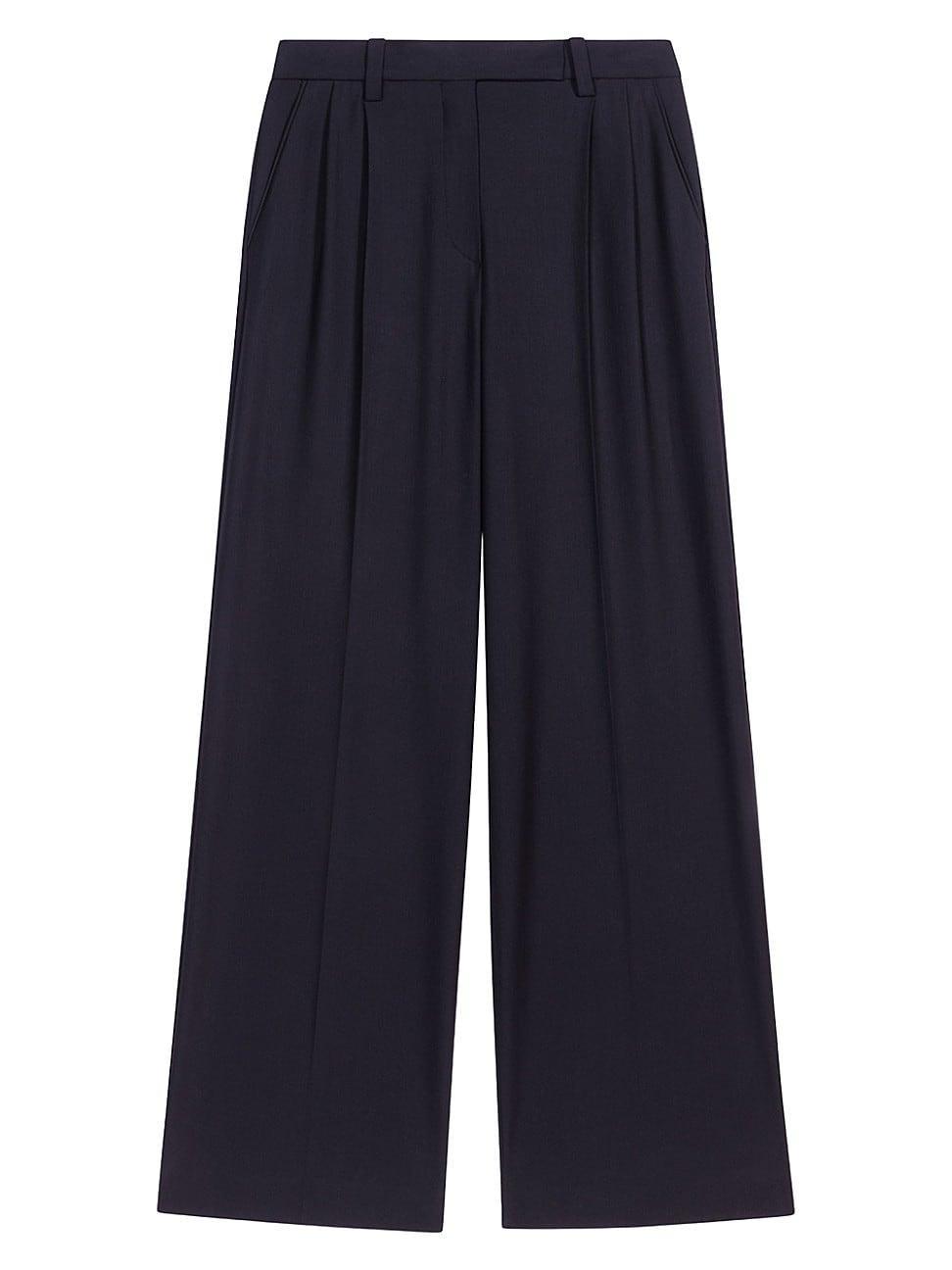 Womens Wide Leg Suit Trousers product image