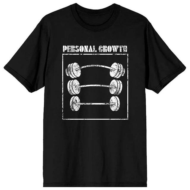 Mens Gym Culture Barbell Weights Tee Product Image