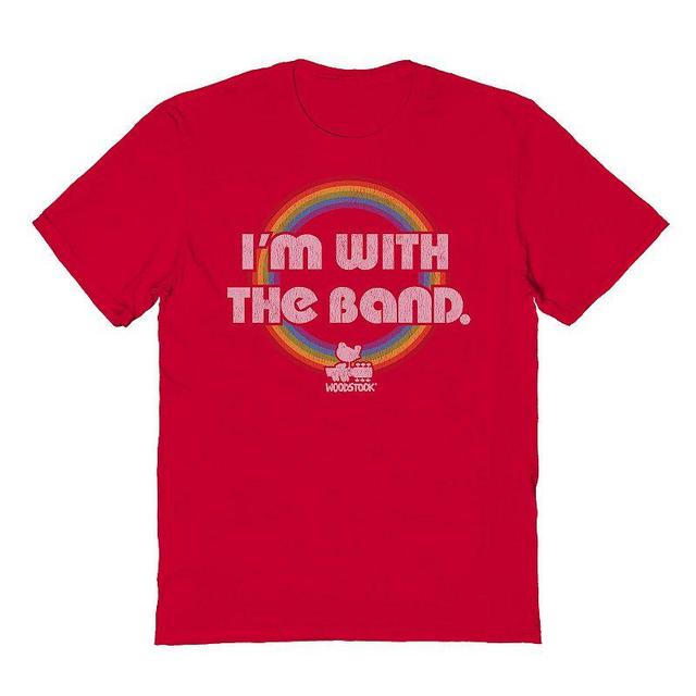 Mens Im With The Band Graphic Tee Red Product Image