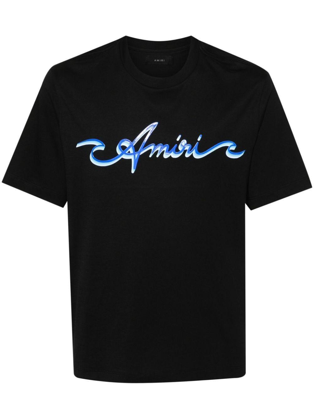 Logo-print Cotton T-shirt In Black Product Image