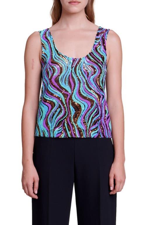 maje Lemilio Sequin Tank Product Image