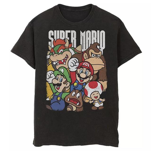 Mens Nintendo Super Mario Character Compilation Tee Product Image