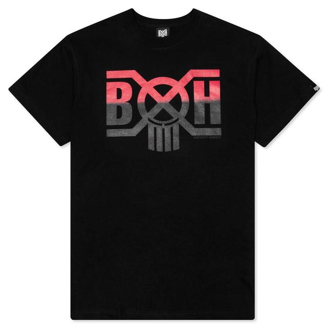 BxH Gradation Logo Tee - Black/Red Male Product Image