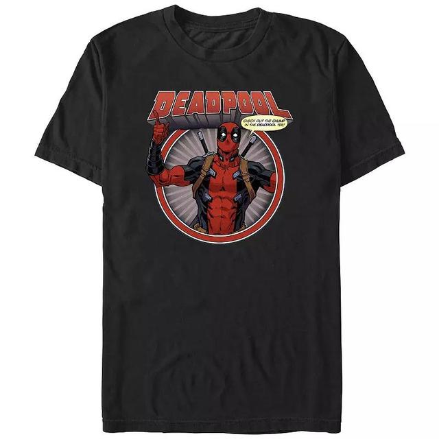 Big & Tall Marvel Deadpool Check Out The Chump In The Deadpool Graphic Tee, Mens Product Image