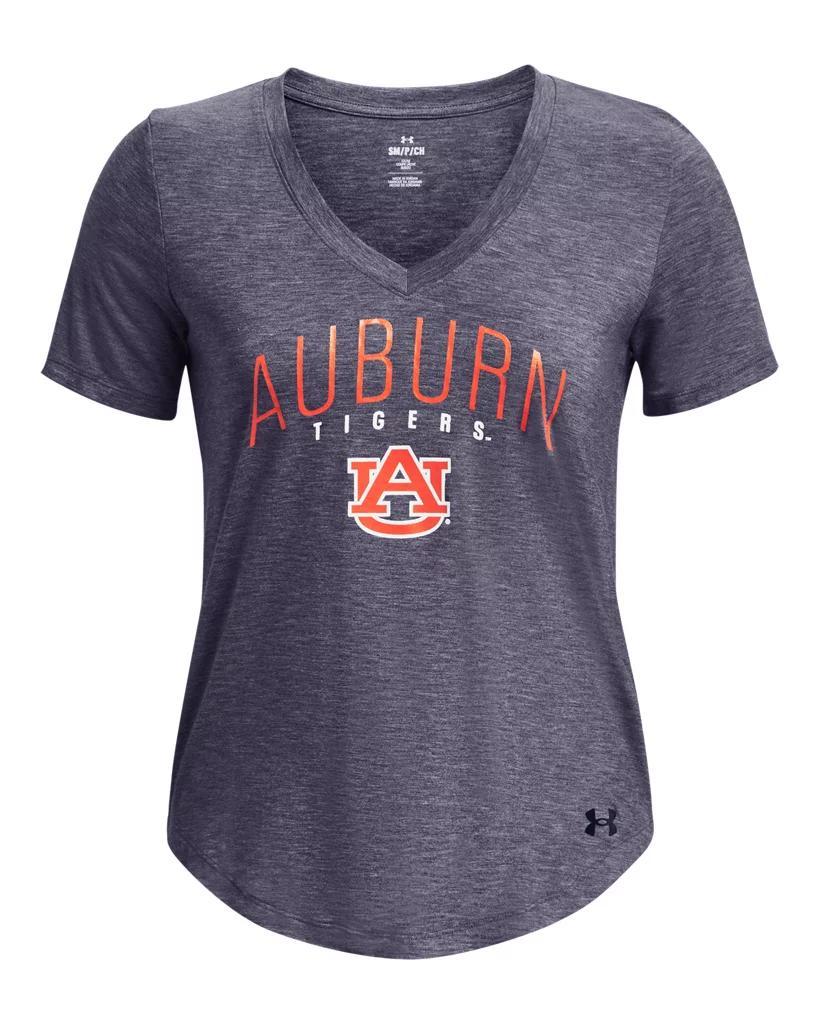 Women's UA Breezy Jersey Collegiate V-Neck T-Shirt Product Image