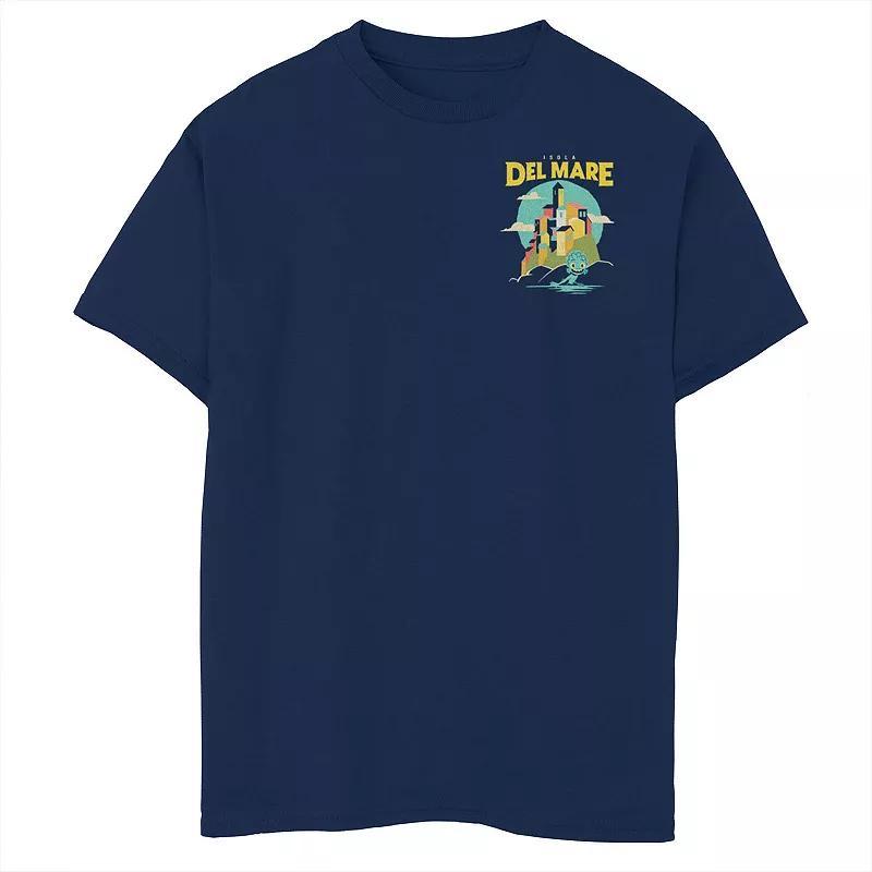 Disney / Pixars Luca Boys 8-20 Del Mare Small Alt Pocket Hit Tee, Boys Blue Product Image