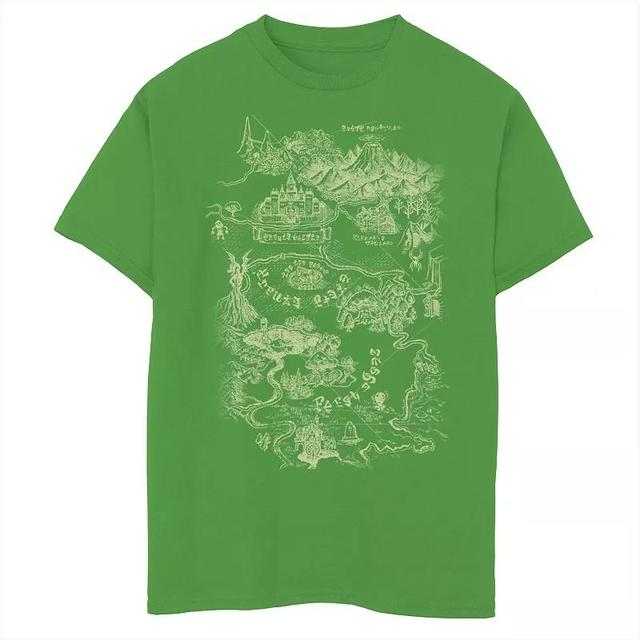 Boys 8-20 Zelda Hyrule Map Graphic Tee, Boys Product Image