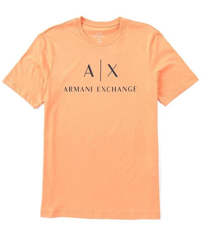 Armani Exchange Slim Fit AX Signature Logo Crew Neck Short Sleeve T-Shirt Product Image