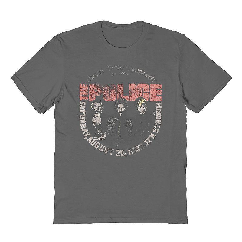 Mens The Police Tee Grey Product Image