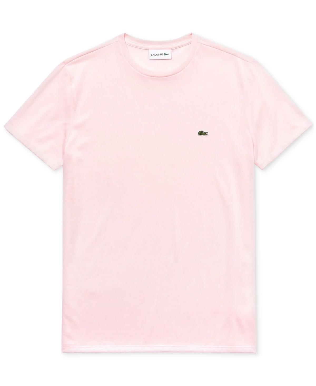 Lacoste Mens Classic Crew Neck Soft Pima Cotton T-Shirt Product Image