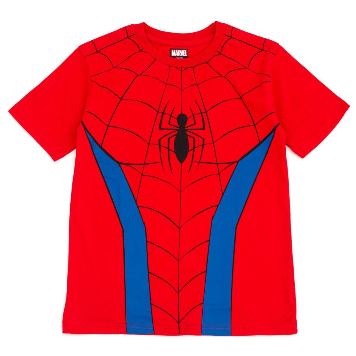 Marvel Boys Spider-Man Matching Family Cosplay T-Shirt to Adult - Red Product Image