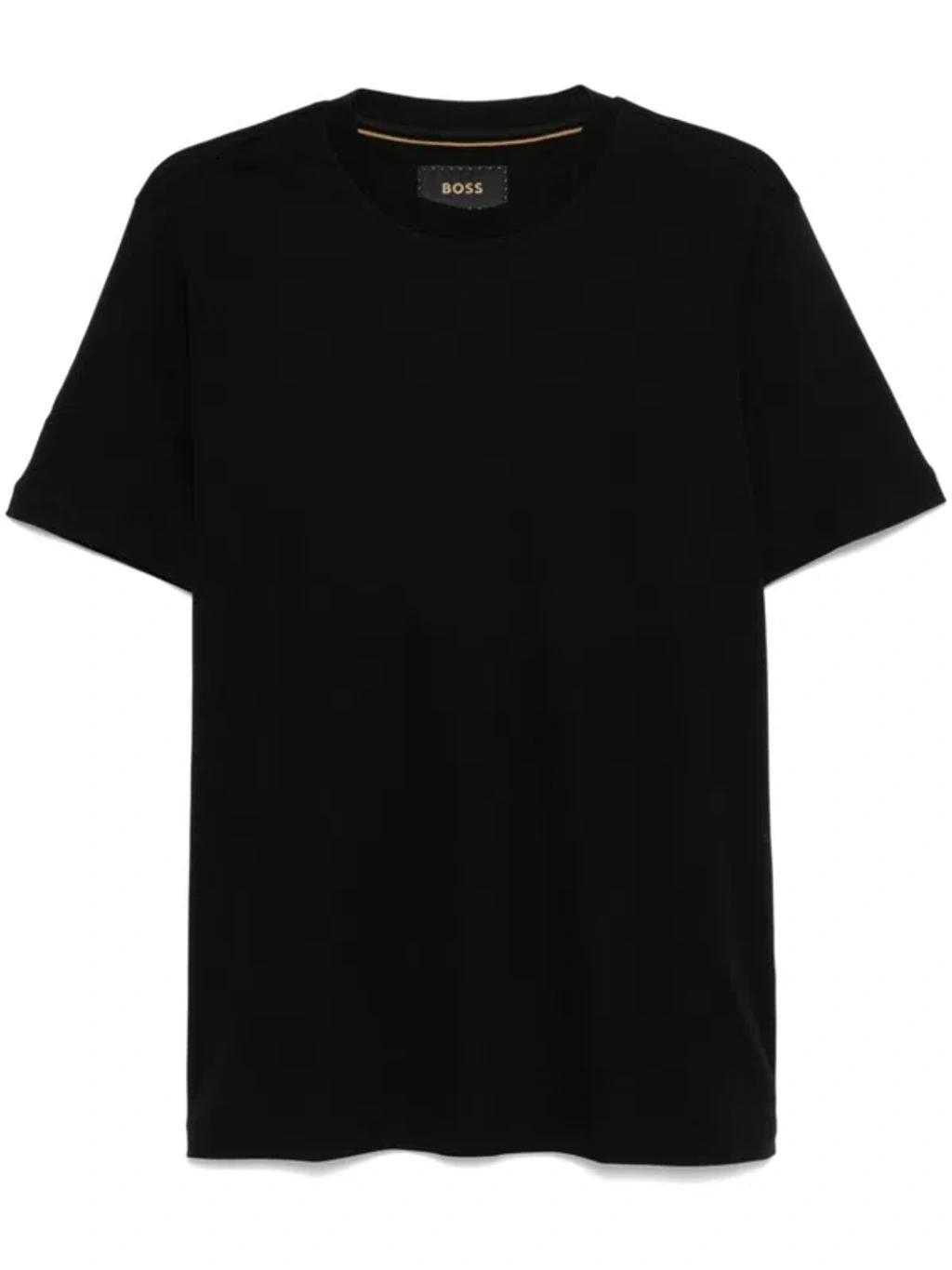 HUGO BOSS Tiburt Crewneck T-shirt In Black Product Image